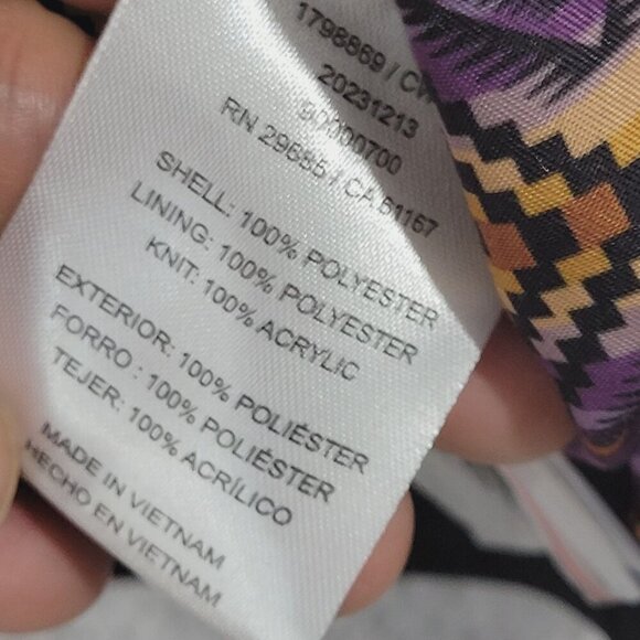 NEW Pendleton Womens S Black Hooded Parka Windbreaker Coat - Picture 7 of 11